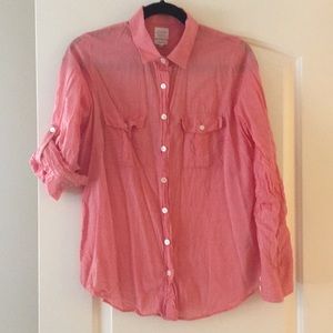 J crew perfect fit button up